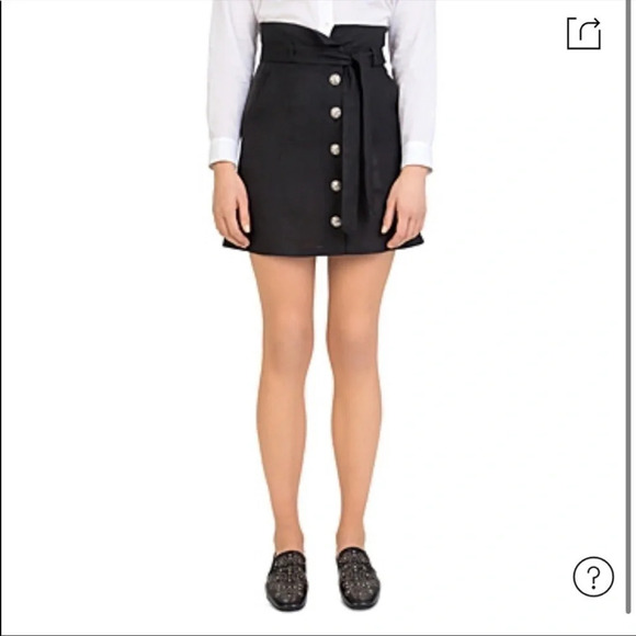 The Kooples linen high waist mini skirt - Picture 2 of 9